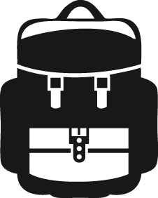 mochila campus de día